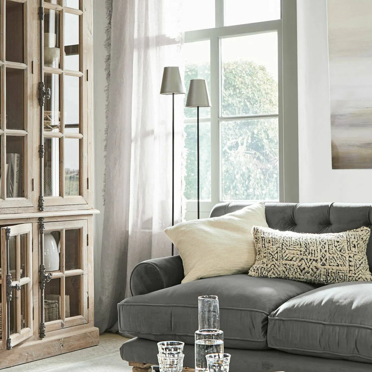 Coppia di lampade a stelo Tacoma