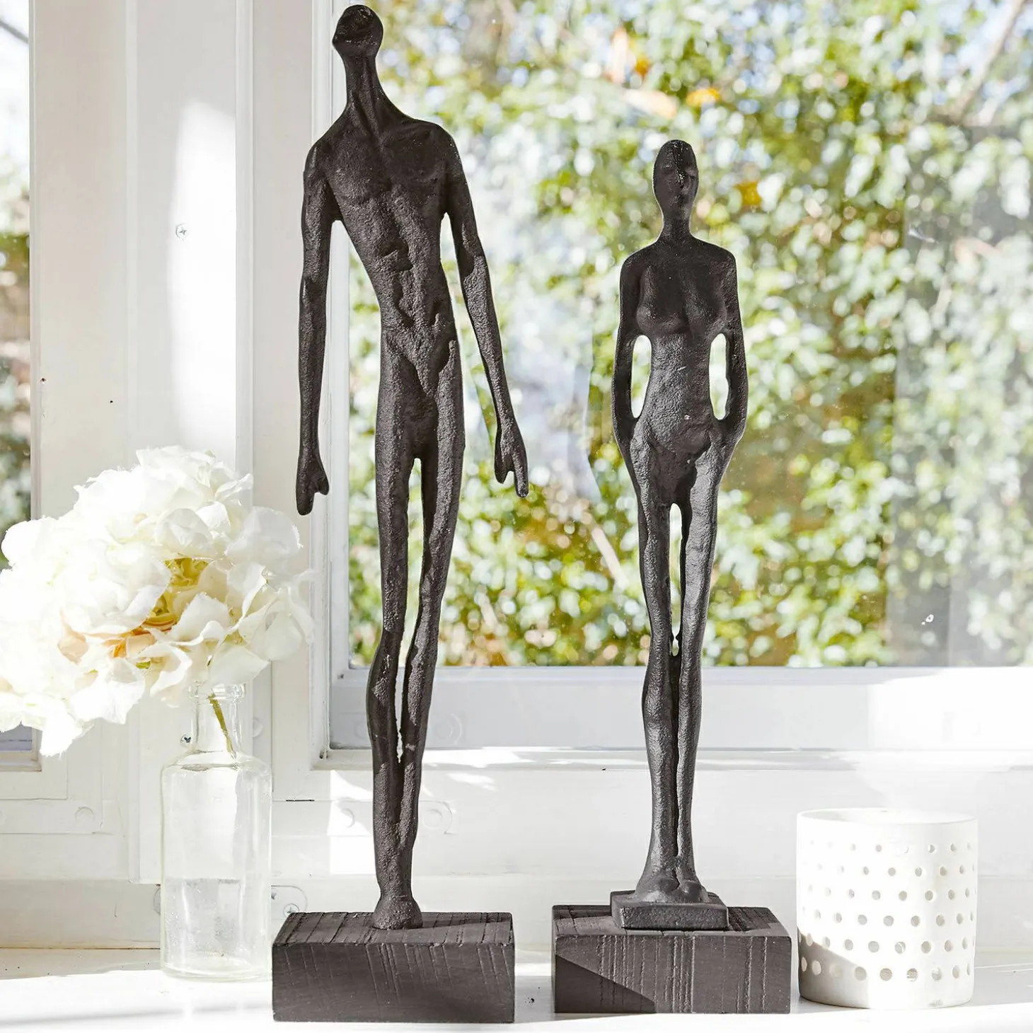 Coppia di statuine Perce