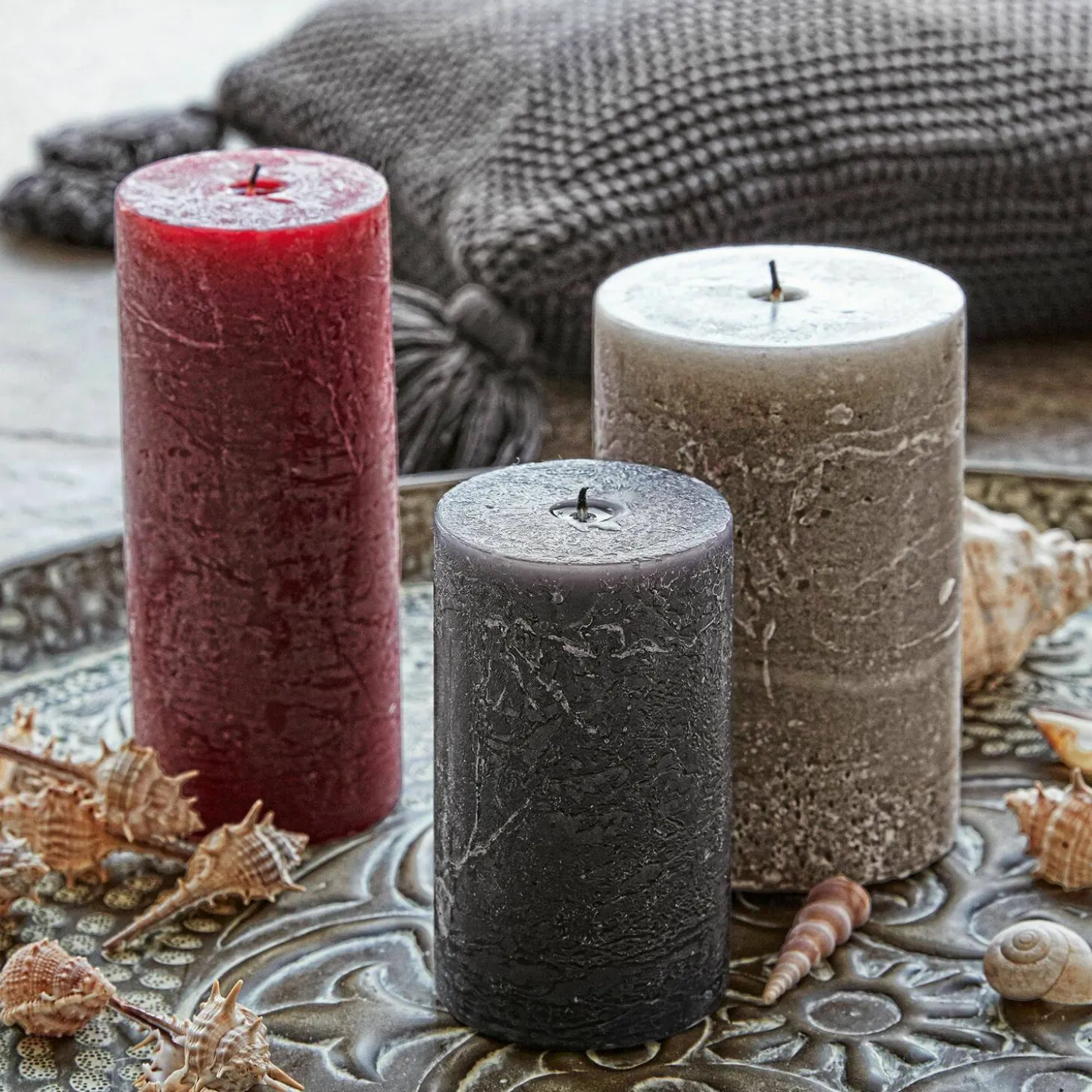 Set di 3 candele Pretin