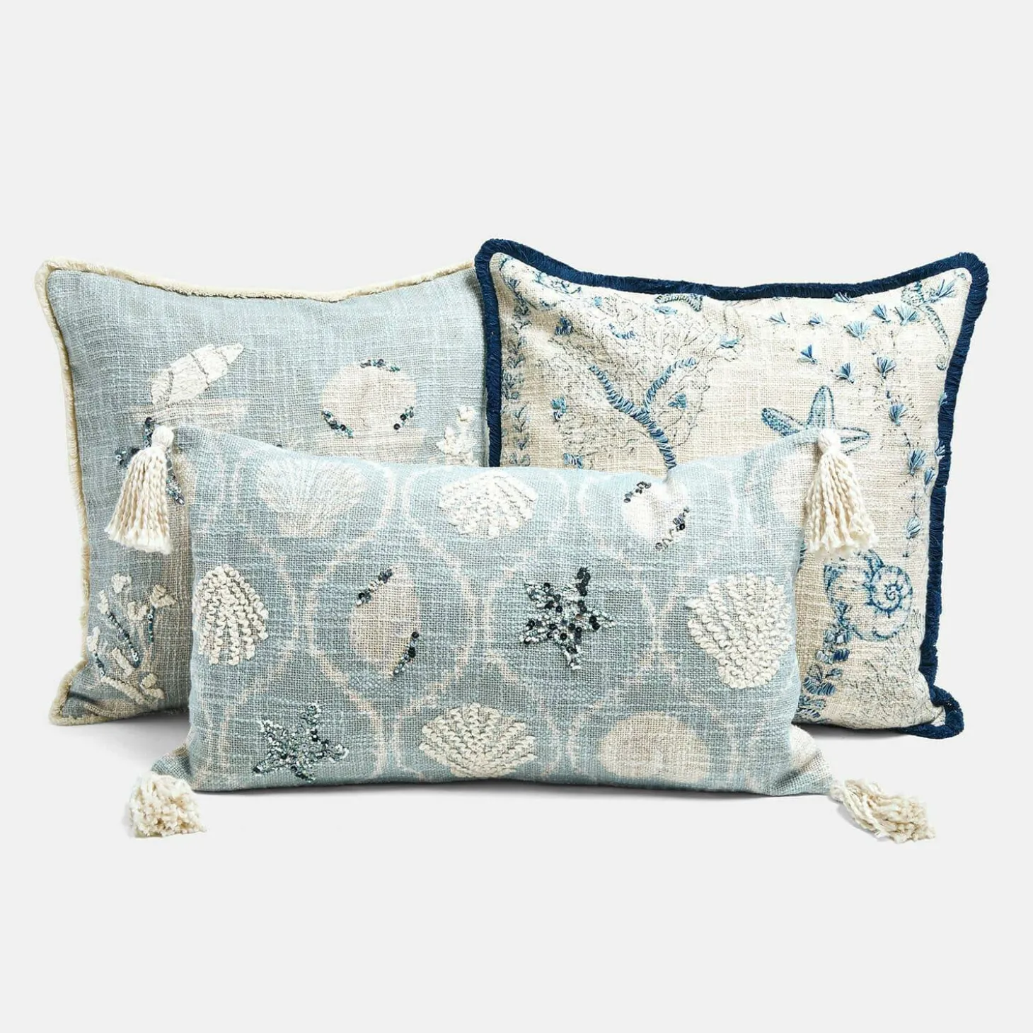 Set di 3 copricuscini Calerand