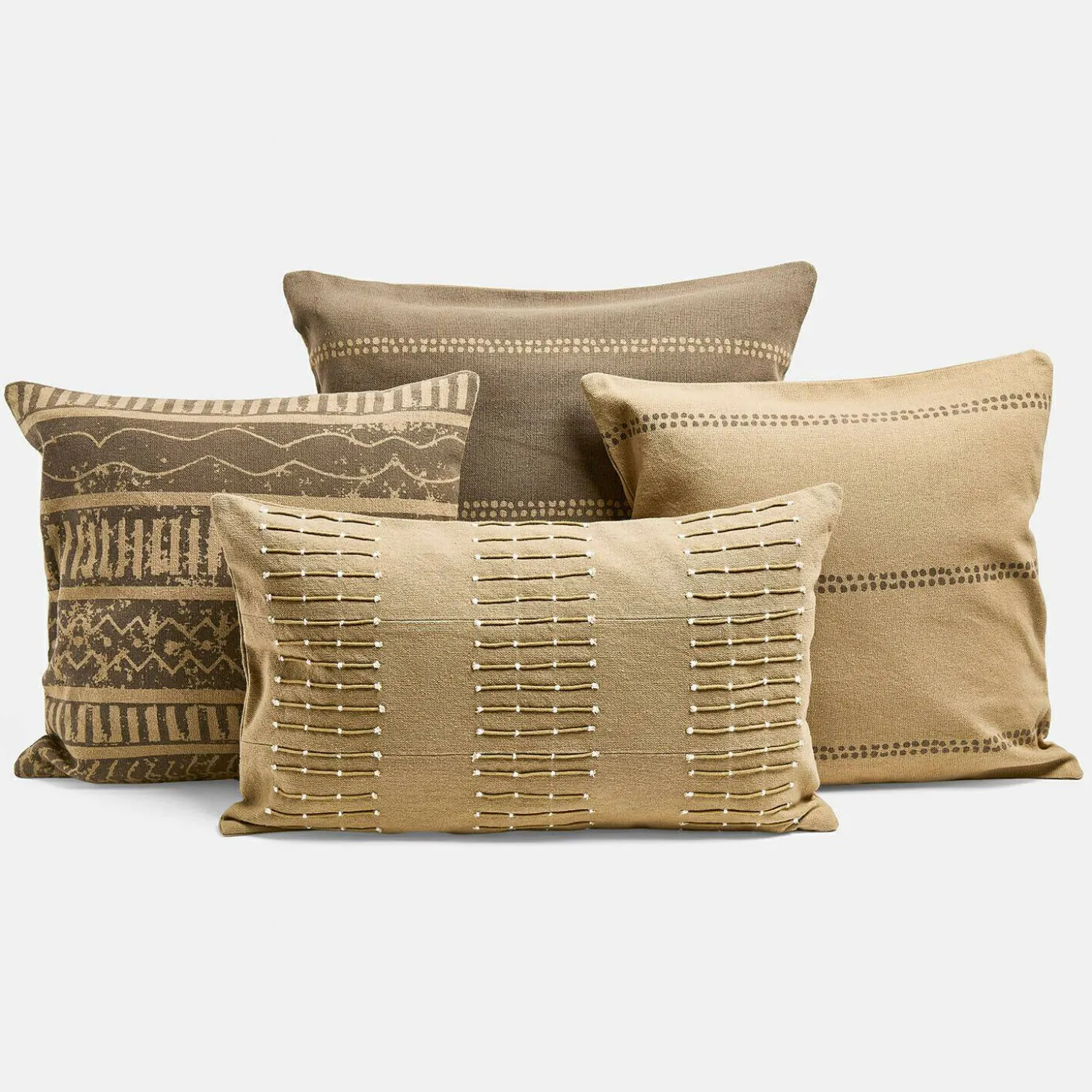 Set di 4 copricuscini Patti