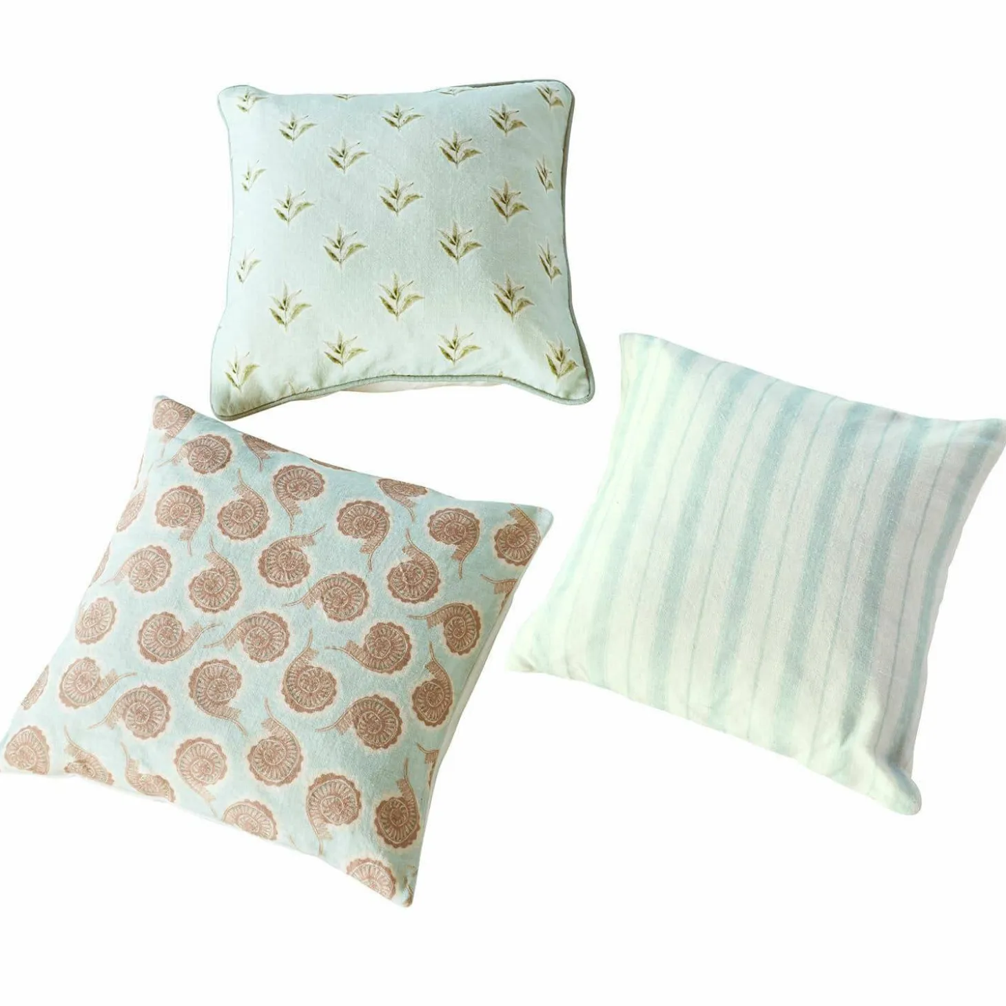 Set di 3 copricuscini Père