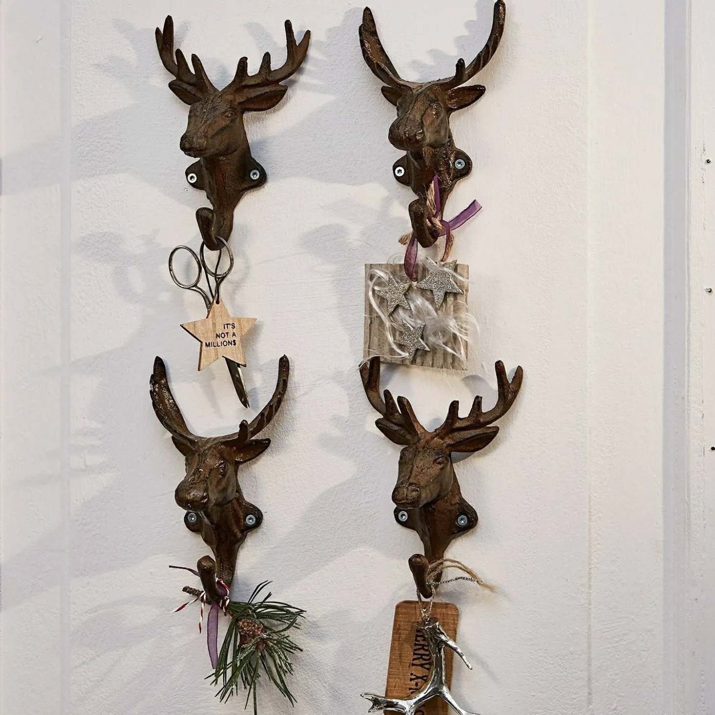 Set di 4 ganci Deer