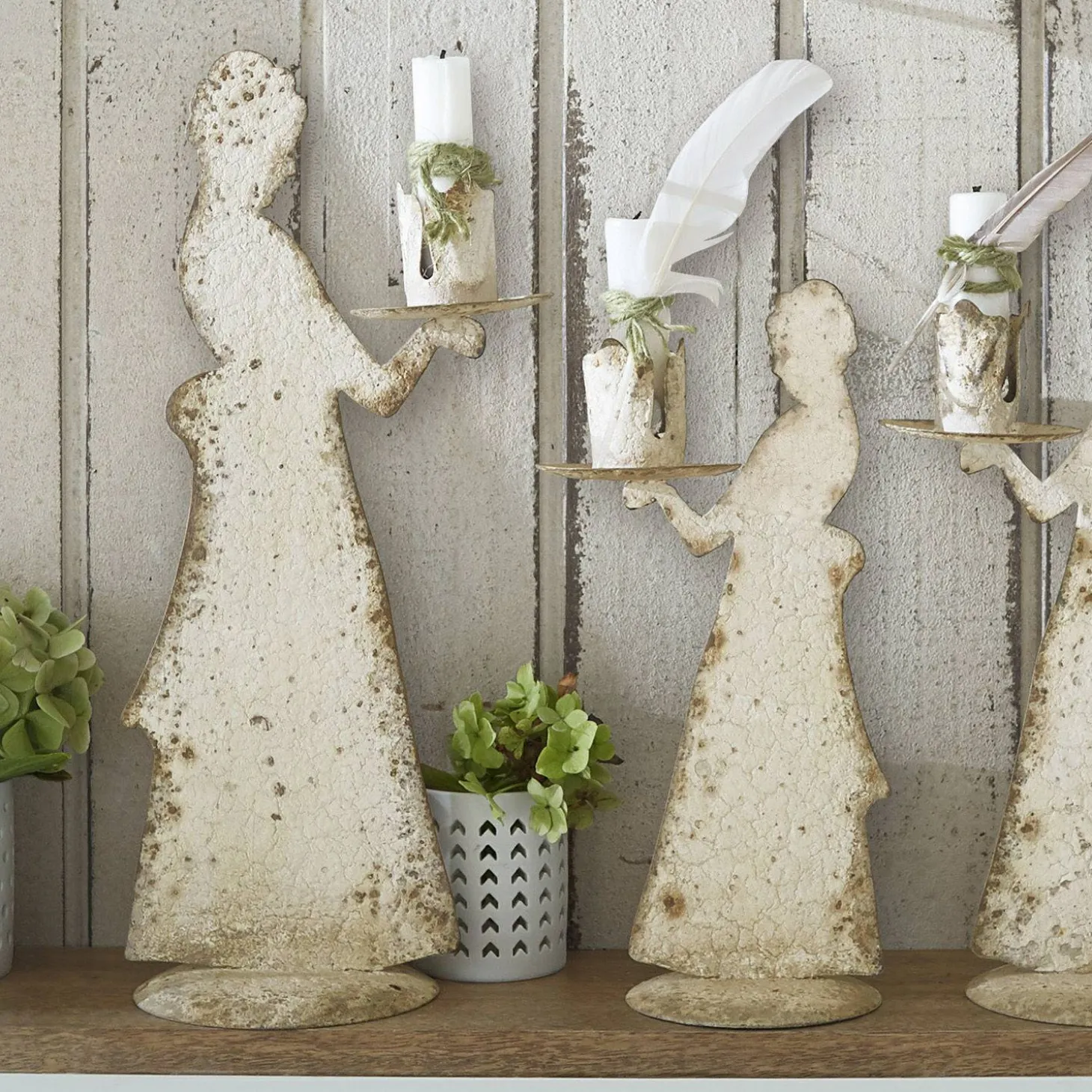 Set di 3 portacandela Chanler