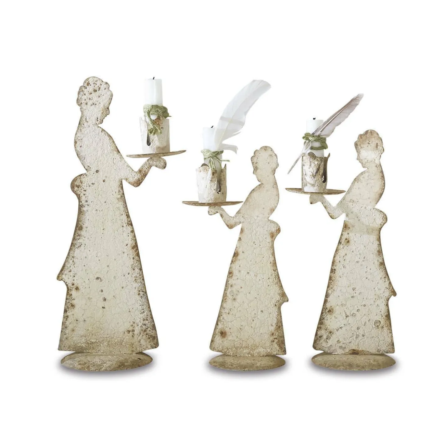 Set di 3 portacandela Chanler