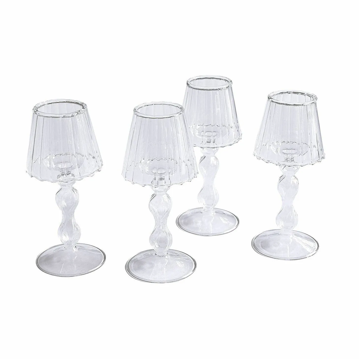 Set di 4 portacandele Jouval