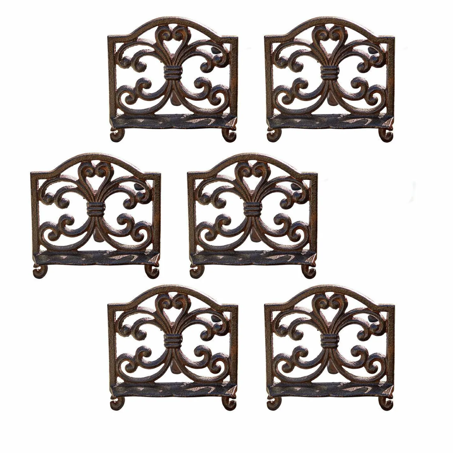 Set di 6 portacarte Plesnois