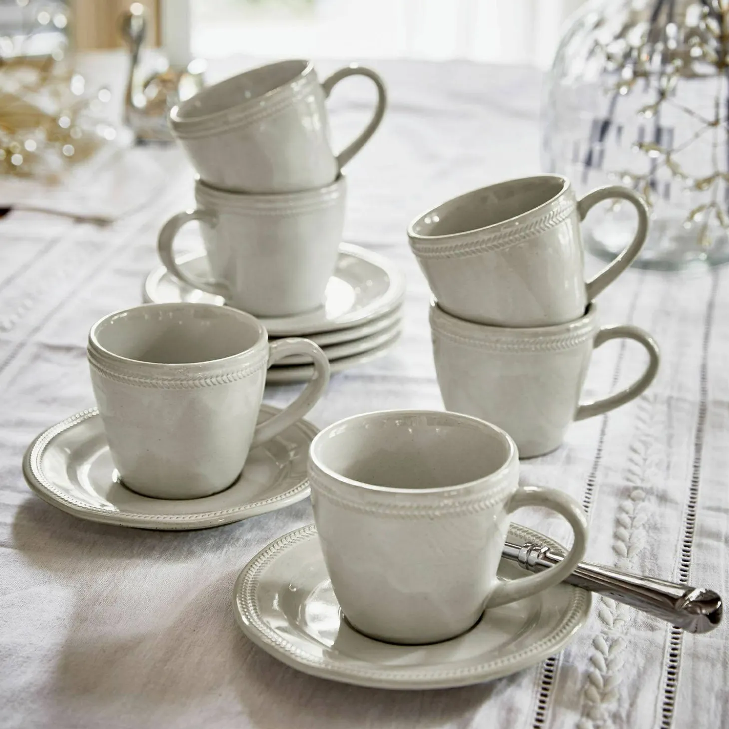 Set di 6 tazze con piattino Norrvik