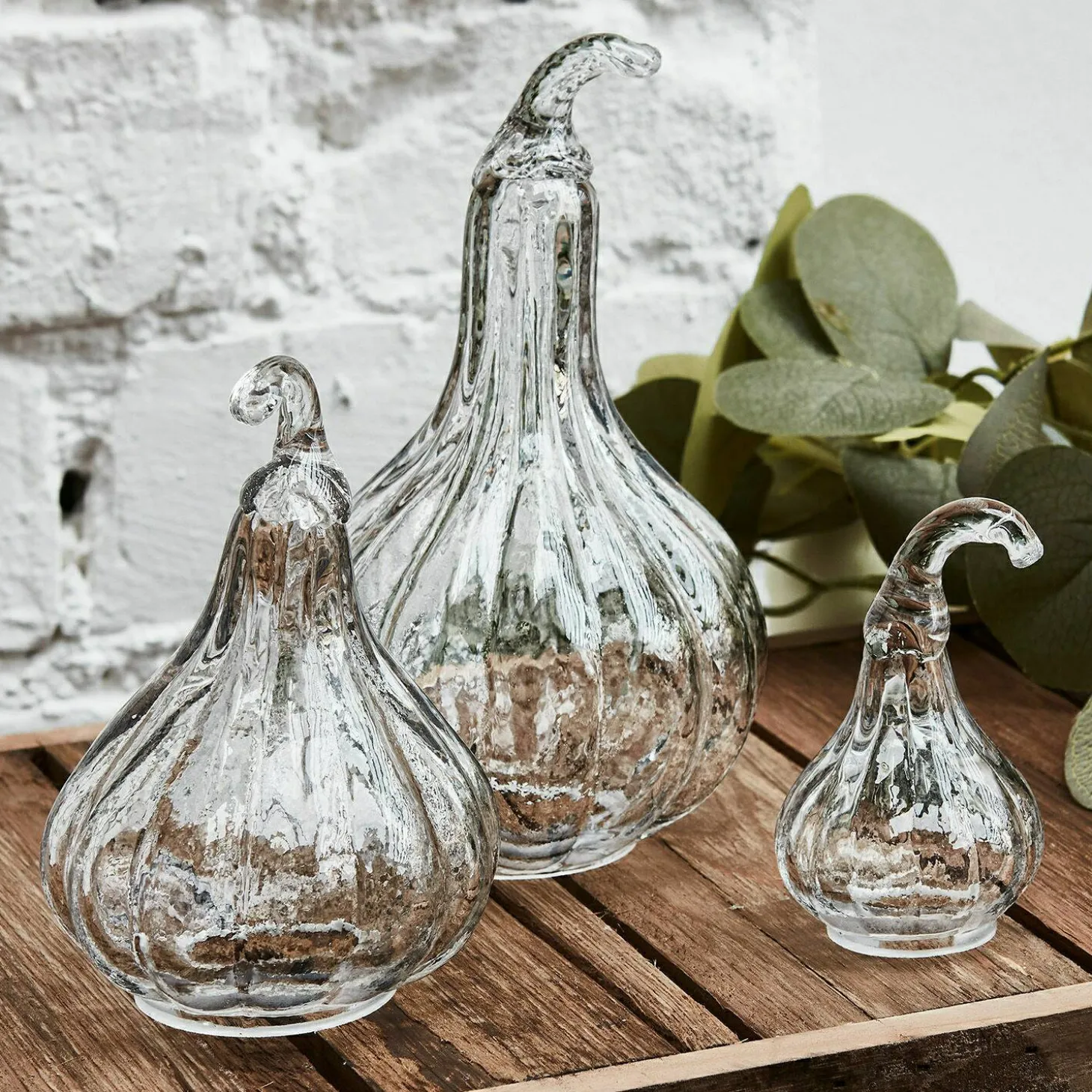 Set di 3 zucche decorative Lacey